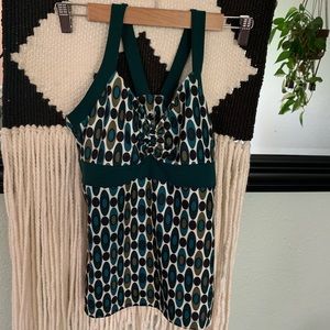 Prana shelf bra yoga tank size s